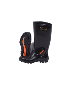 Black/Black Knee Length General Purpose Gumboot
